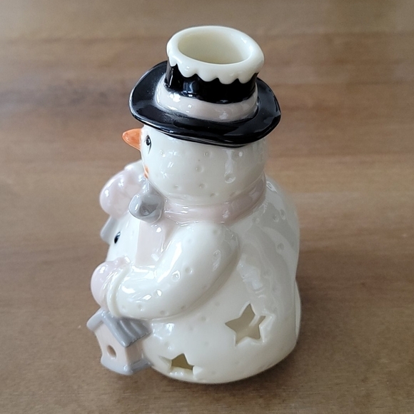 snowman tealight holder - Picture 4 of 6